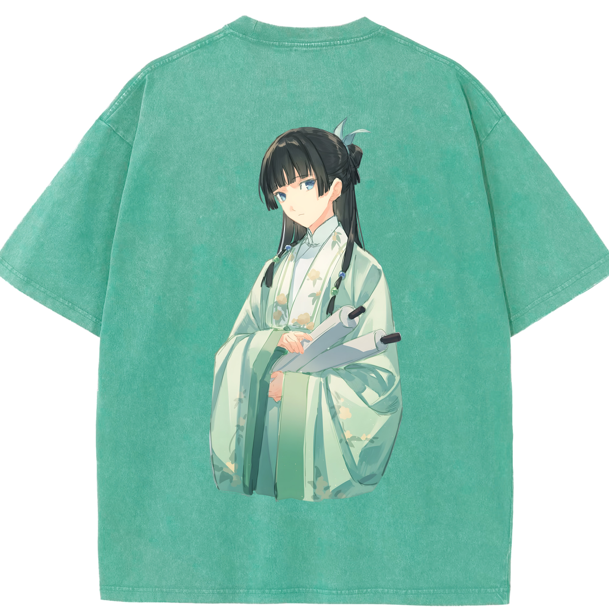 （画像用） 薬屋のひとりごと The Apothecary Diaries 綿100% ヴィンテージ風 半袖Tシャツ（背面プリント）